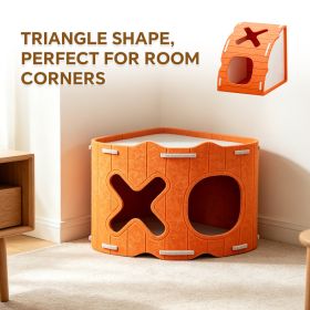 Multi-layer Stackable Cat Bed (Option: Orange)